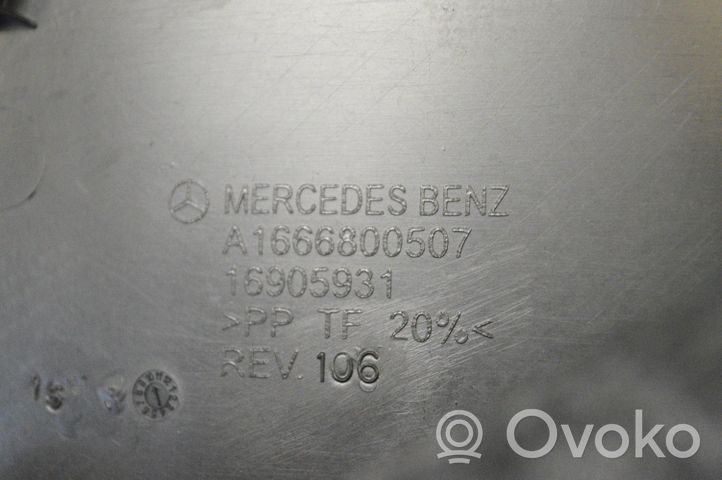 Mercedes-Benz GL X166 Rivestimento pannello inferiore del cruscotto A1646900476