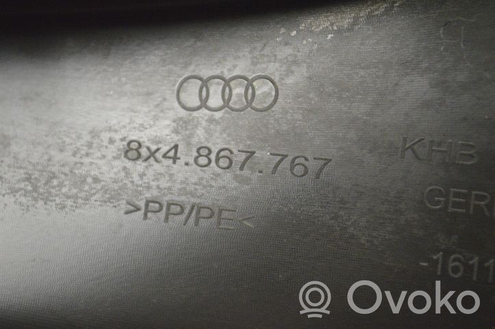 Audi A1 Copertura del rivestimento del sottoporta posteriore 8X4867767