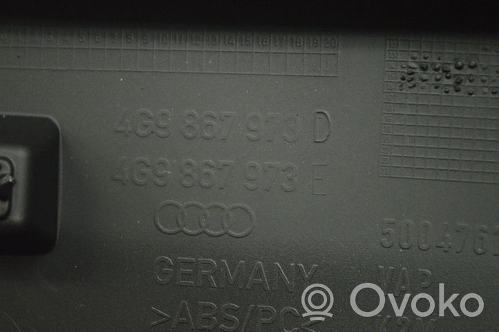 Audi A6 Allroad C6 Garniture latérale de console centrale arrière 4G9867973D