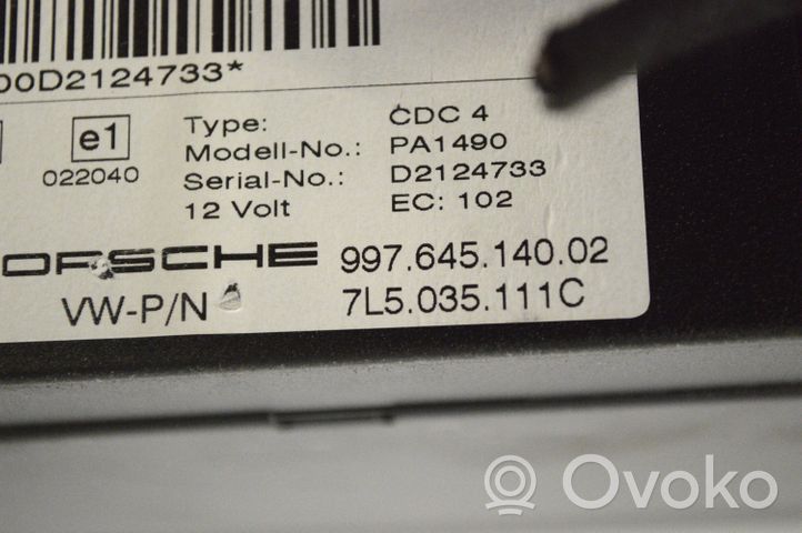 Porsche Cayenne (9PA) CD/DVD-vaihdin 99764514002