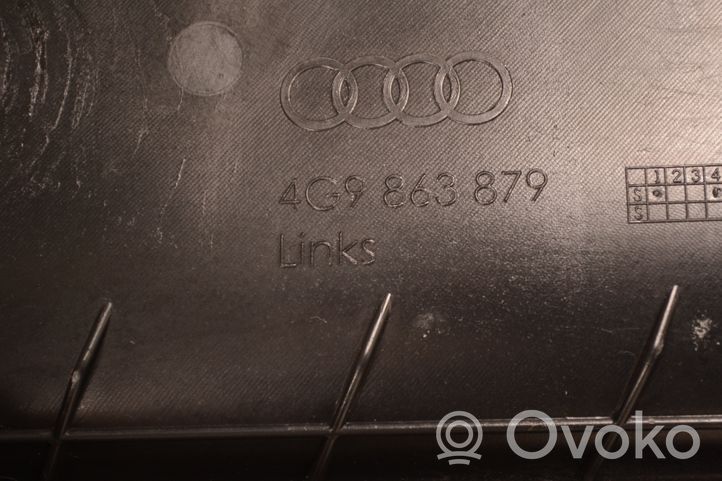 Audi A6 Allroad C6 Apatinis, bagažinės šono, apdailos skydas 4G9863989