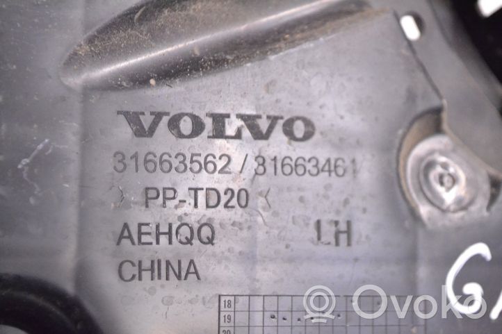 Volvo XC60 Support de coin de pare-chocs 31663562