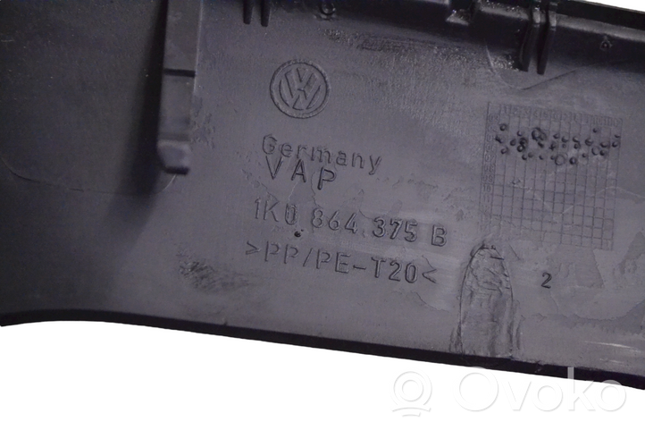 Volkswagen Golf V Altri elementi della console centrale (tunnel) 1K0864375B