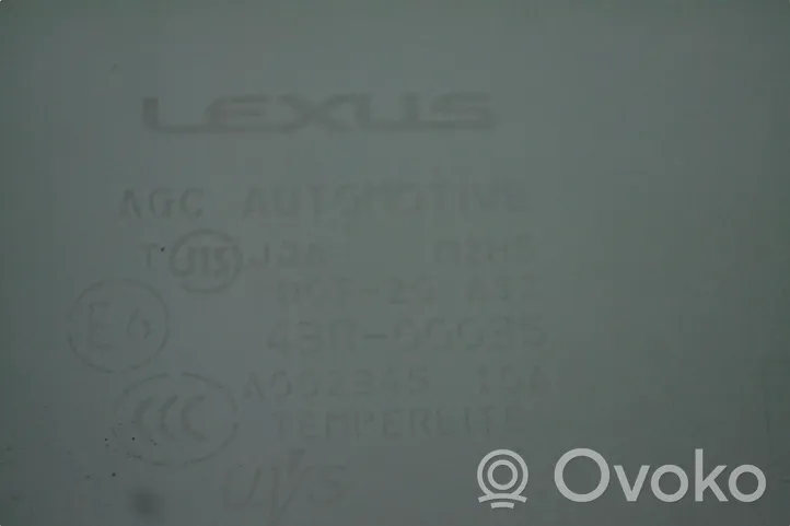 Lexus RX 330 - 350 - 400H Etuoven ikkunalasi, neliovinen malli 43R00035
