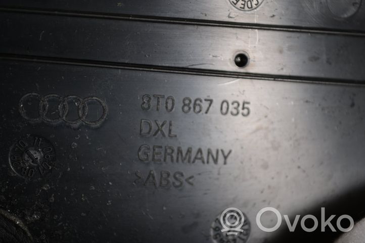 Audi A5 8T 8F Takaoven verhoilu 8T0867035