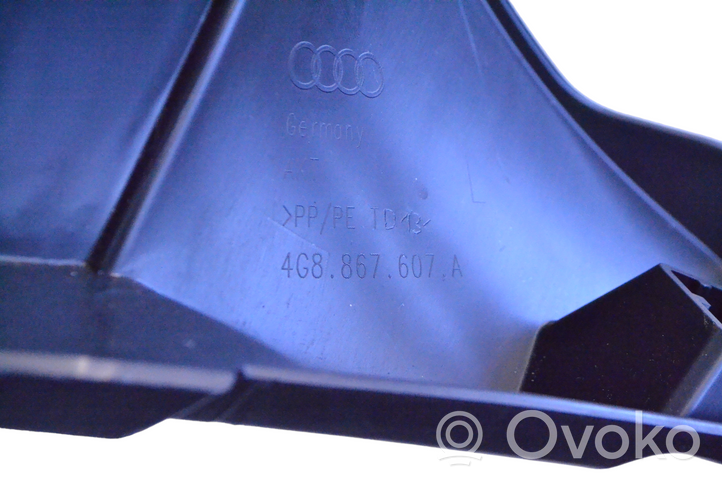 Audi A7 S7 4G Rivestimento laterale della consolle centrale posteriore 4G8867607A