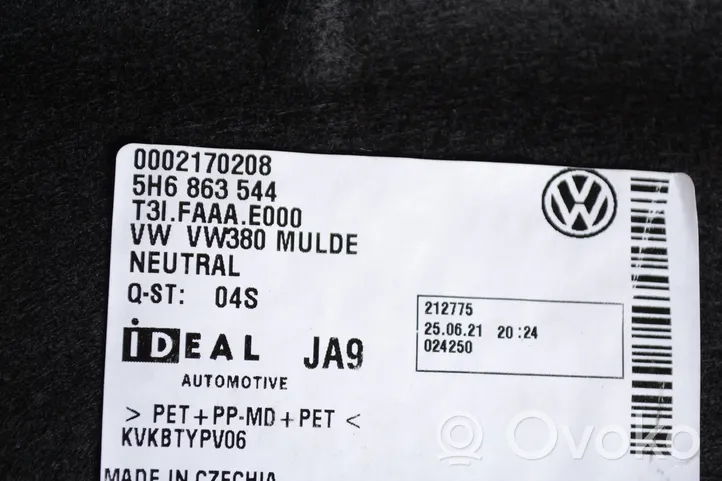 Volkswagen Golf VIII Rivestimento vano della ruota di scorta 5H6863544