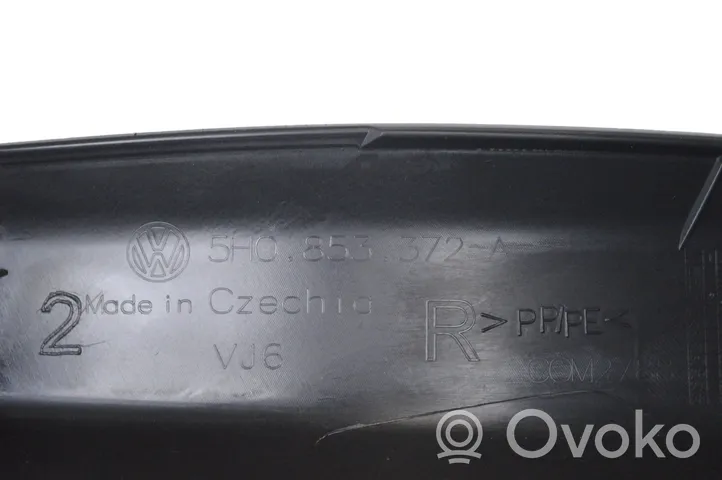 Volkswagen Golf VIII Copertura del rivestimento del sottoporta anteriore 5H0853372A