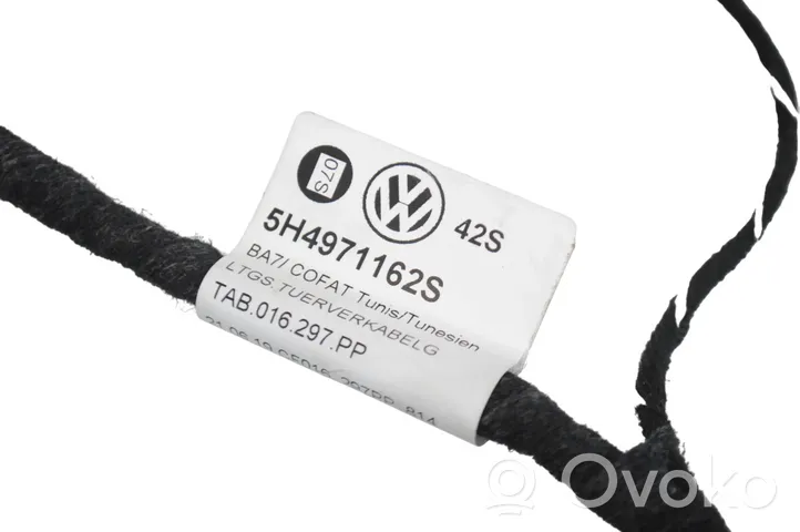 Volkswagen Golf VIII Faisceau de câblage de porte avant 5H4971162S