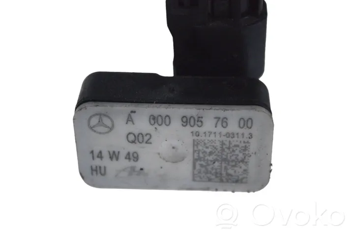 Mercedes-Benz S C217 Capteur de collision / impact de déploiement d'airbag A0009057600