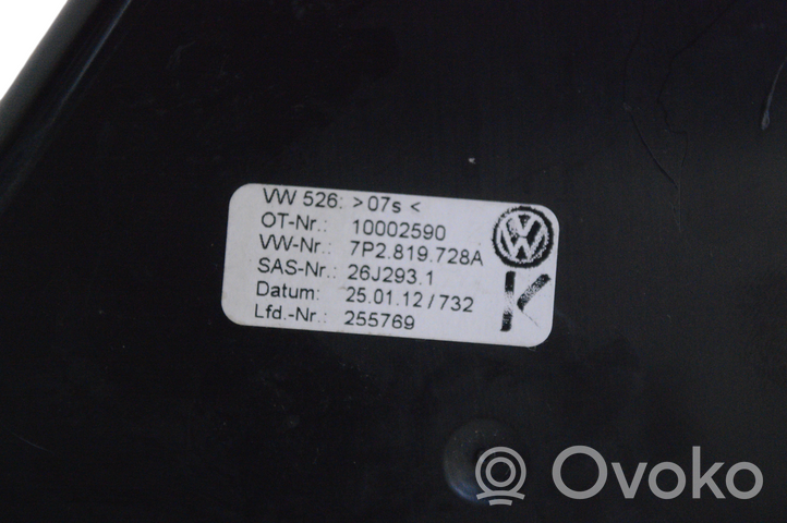 Volkswagen Touareg II Copertura griglia di ventilazione cruscotto 7P2819728A