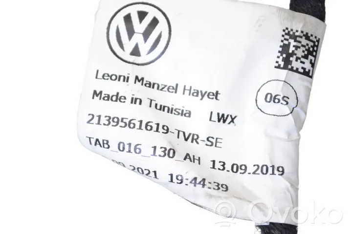 Volkswagen ID.3 Wiązka przewodów drzwi przednich 2139561619