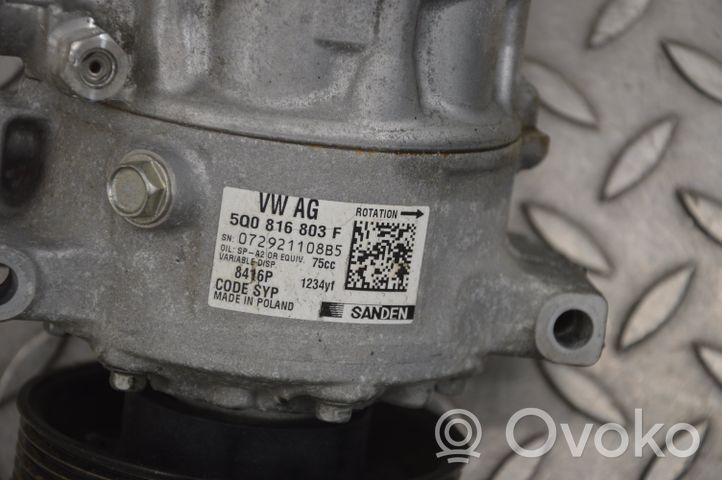 Volkswagen Golf Sportsvan Kompresor / Sprężarka klimatyzacji A/C 5Q0816803F