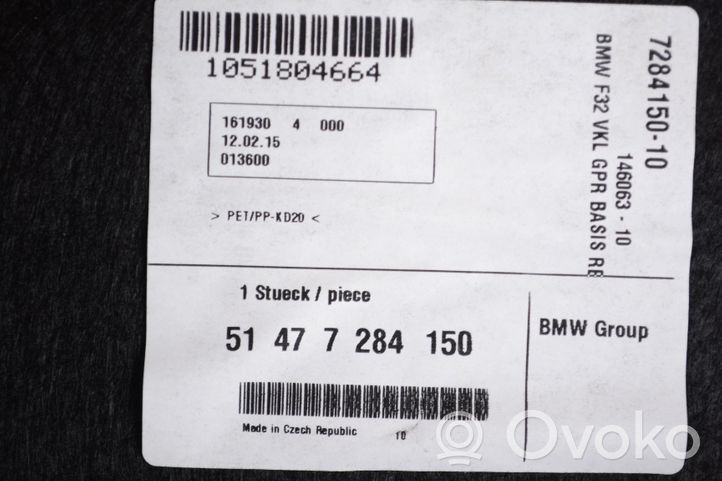 BMW 4 F32 F33 Boczek / Tapicerka / bagażnika 51477284150