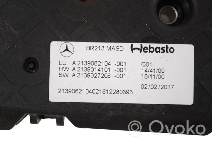 Mercedes-Benz E W213 Moottori/käyttölaite A2139062104