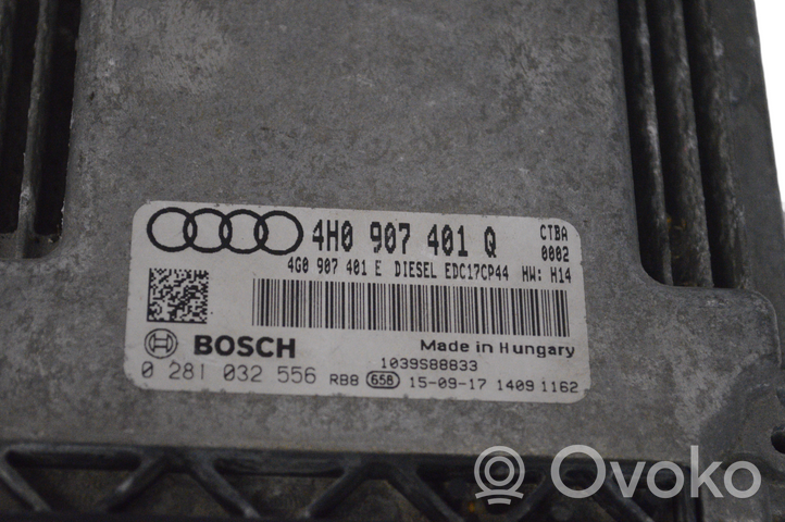 Audi A8 S8 D4 4H Calculateur moteur ECU 4H0907401Q