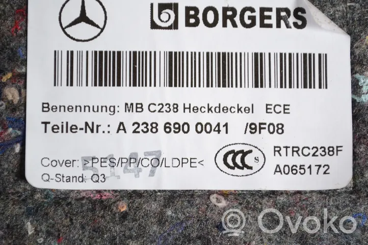 Mercedes-Benz E W238 Apdaila galinio dangčio A2386900041