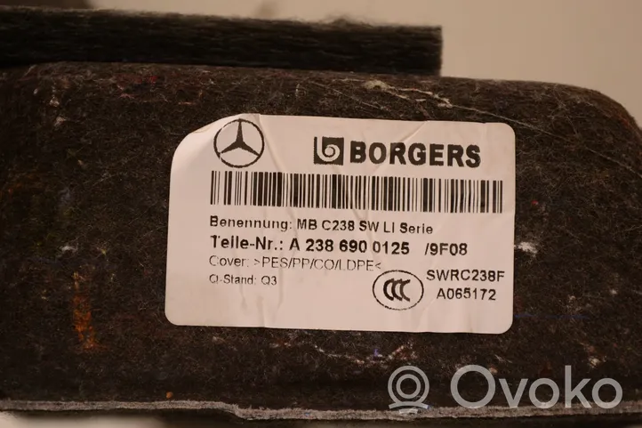 Mercedes-Benz E W238 Apatinis, bagažinės šono, apdailos skydas A2386900125