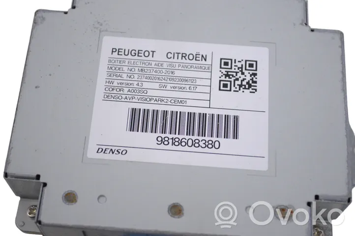 Peugeot 3008 II Module de contrôle vidéo 9818608380