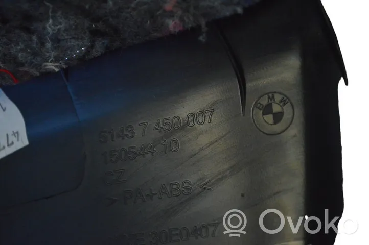 BMW 3 G20 G21 Revêtement de pilier (bas) 7450007