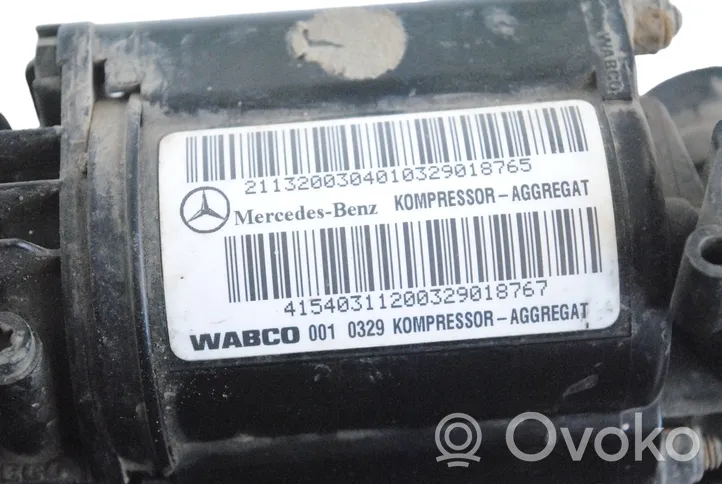 Mercedes-Benz E W211 Compressore/pompa sospensioni pneumatiche A2113200304