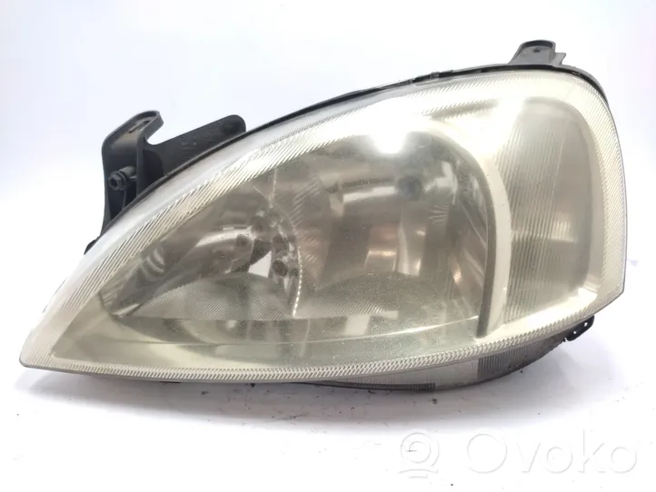 Opel Corsa C Lampa przednia 09114329