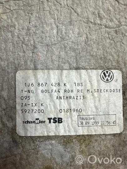 Volkswagen Golf IV Rivestimento pannello laterale del bagagliaio/baule 1J6867428K