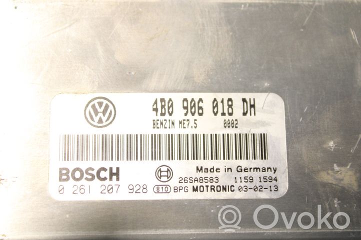 Volkswagen PASSAT B5.5 Centralina/modulo del motore 4B0906018DH