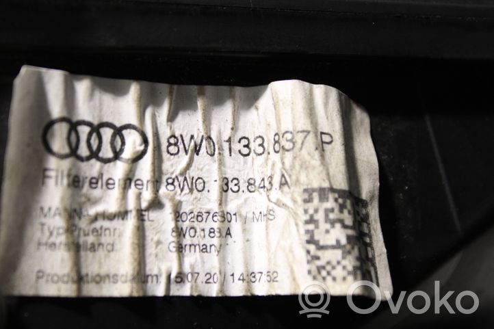 Audi A4 S4 B9 8W Ilmansuodattimen kotelo 8W0133835P