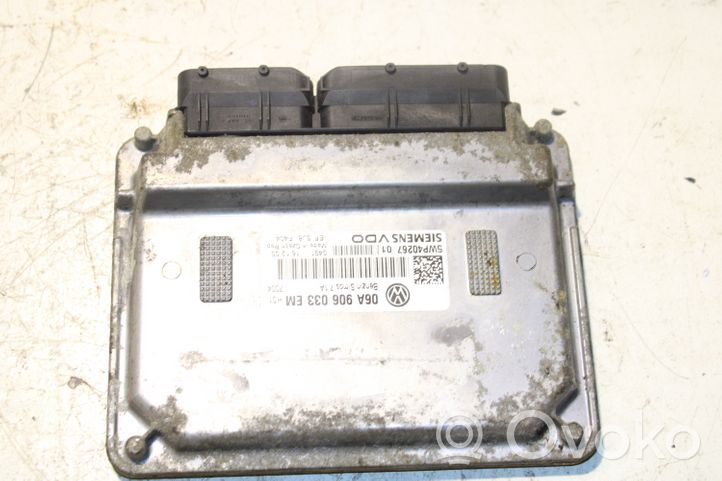 Seat Leon (1P) Calculateur moteur ECU 06A906033EM