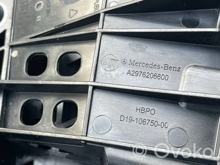 Mercedes-Benz EQS V297 Rivestimento della modanatura della chiusura del vano motore/cofano A2976201302