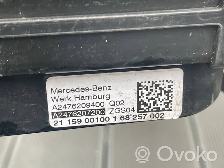 Mercedes-Benz GLB x247 Ylempi jäähdyttimen ylätuen suojapaneeli A2476209400