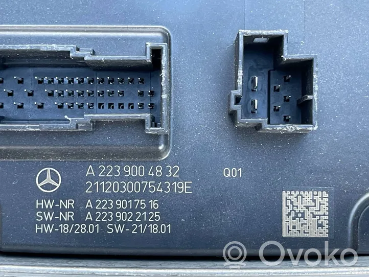 Mercedes-Benz S W223 Moduł sterujący statecznikiem LED A2239004832