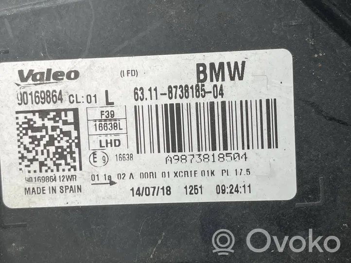 BMW X2 F39 Priekinis žibintas 8738185