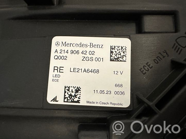 Mercedes-Benz E W214 Phare frontale A2149064202