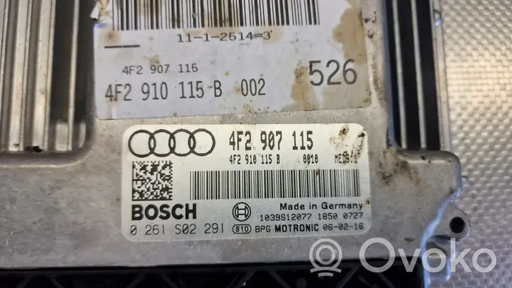 Audi A6 S6 C6 4F Variklio valdymo blokas 4F2907115