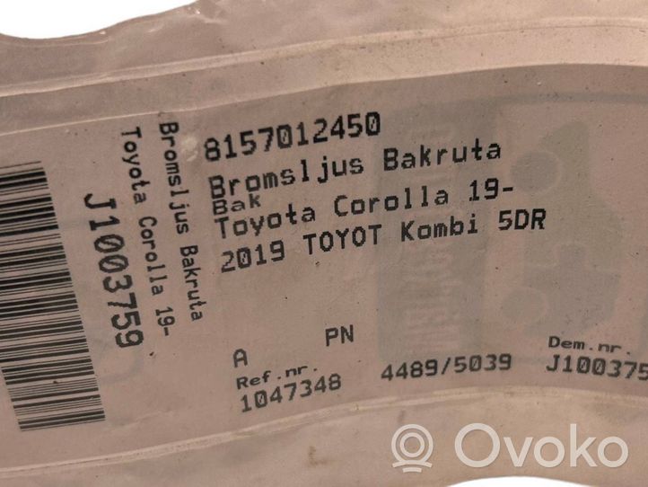 Toyota Corolla E210 E21 Troisième feu stop 8157012450