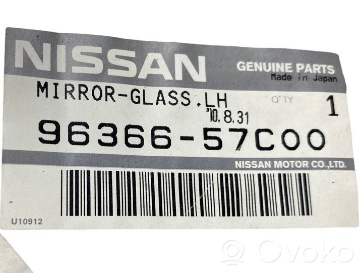 Nissan Leaf I (ZE0) Parte dello specchietto retrovisore della portiera anteriore 9636657C00