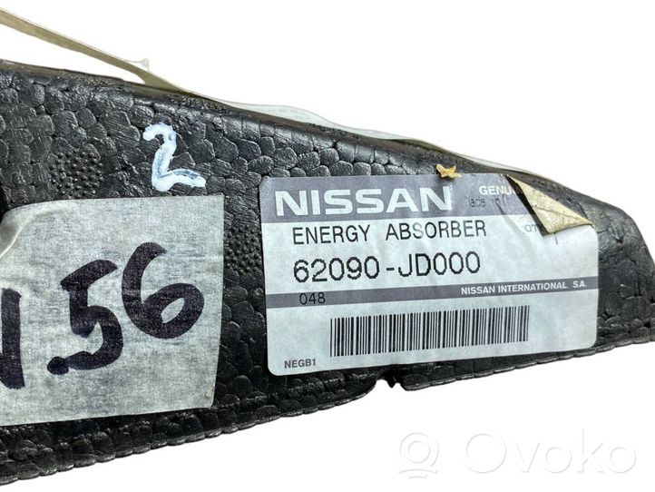 Nissan Qashqai Absorber zderzaka przedniego 62090JD000