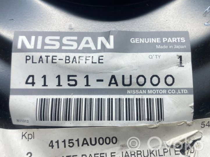 Nissan Primera Osłona przedniej tarczy hamulcowej 41151AU000