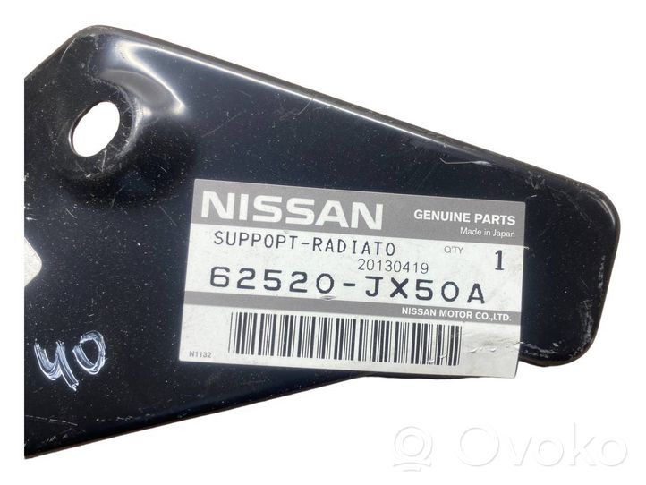 Nissan Qashqai Jäähdyttimen kehyksen suojapaneelin kiinnike 62520JX50A