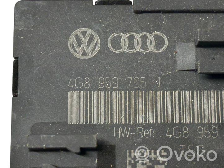 Audi A6 Allroad C7 Unité de commande module de porte 4G8959795J