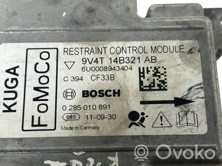 Ford Kuga I Airbag control unit/module 9V4T14B321AB