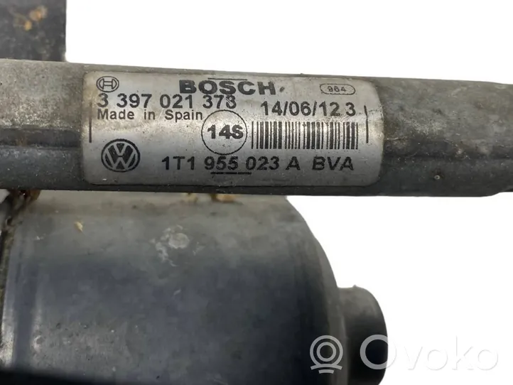 Volkswagen Touran II Mechanizm i silniczek wycieraczek szyby przedniej / czołowej 1T1955023A