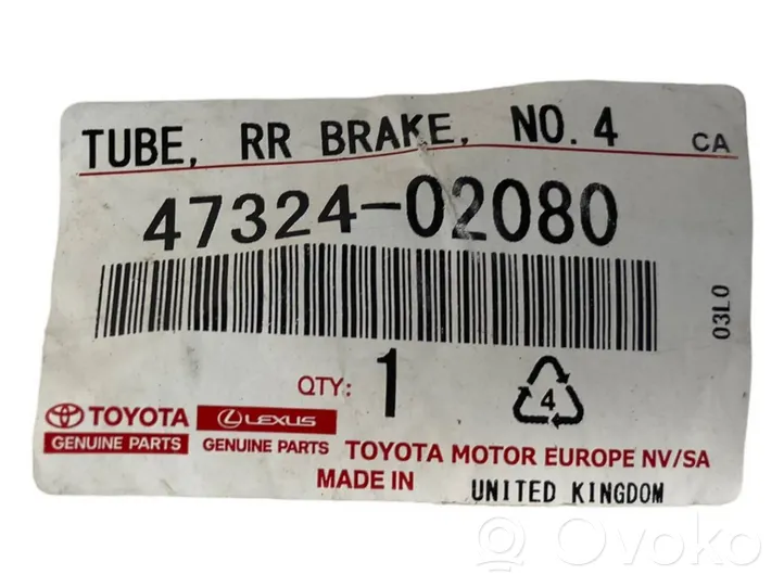 Toyota Auris 150 Stabdžių vamzdeliai/ žarnelės 4732402080