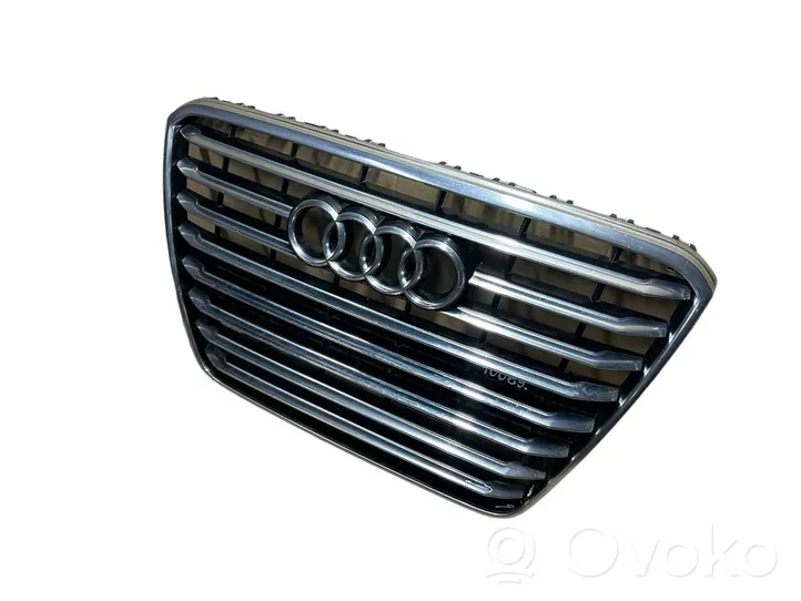 Audi A8 S8 D4 4H Maskownica / Grill / Atrapa górna chłodnicy 4H0853651G