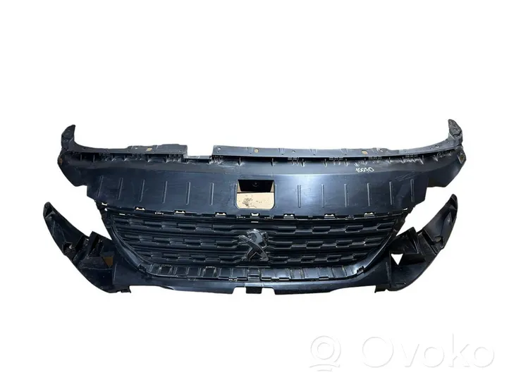 Peugeot Rifter Grille calandre supérieure de pare-chocs avant 981688680