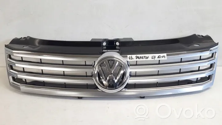 Volkswagen Phaeton Maskownica / Grill / Atrapa górna chłodnicy 3DO853653F