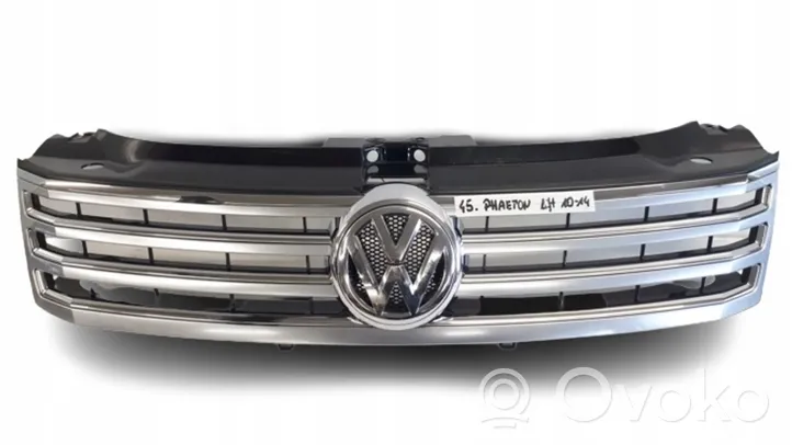 Volkswagen Phaeton Maskownica / Grill / Atrapa górna chłodnicy 3DO853653F