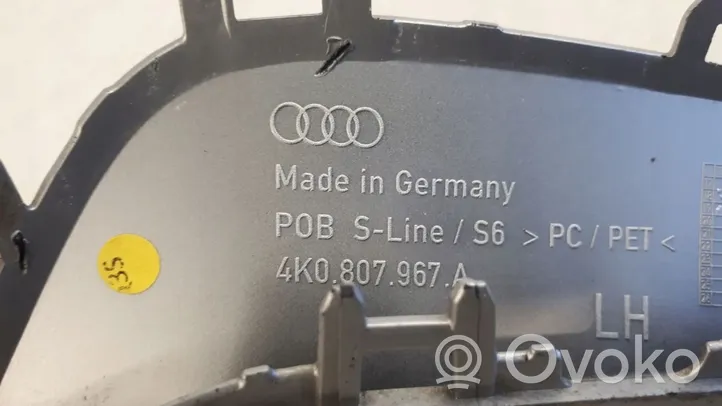 Audi A6 S6 C8 4K Zierleiste Stoßstange Stoßfänger vorne 4K0807967